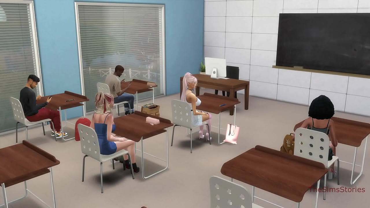 Mean girl fucks and scissors new girl at school