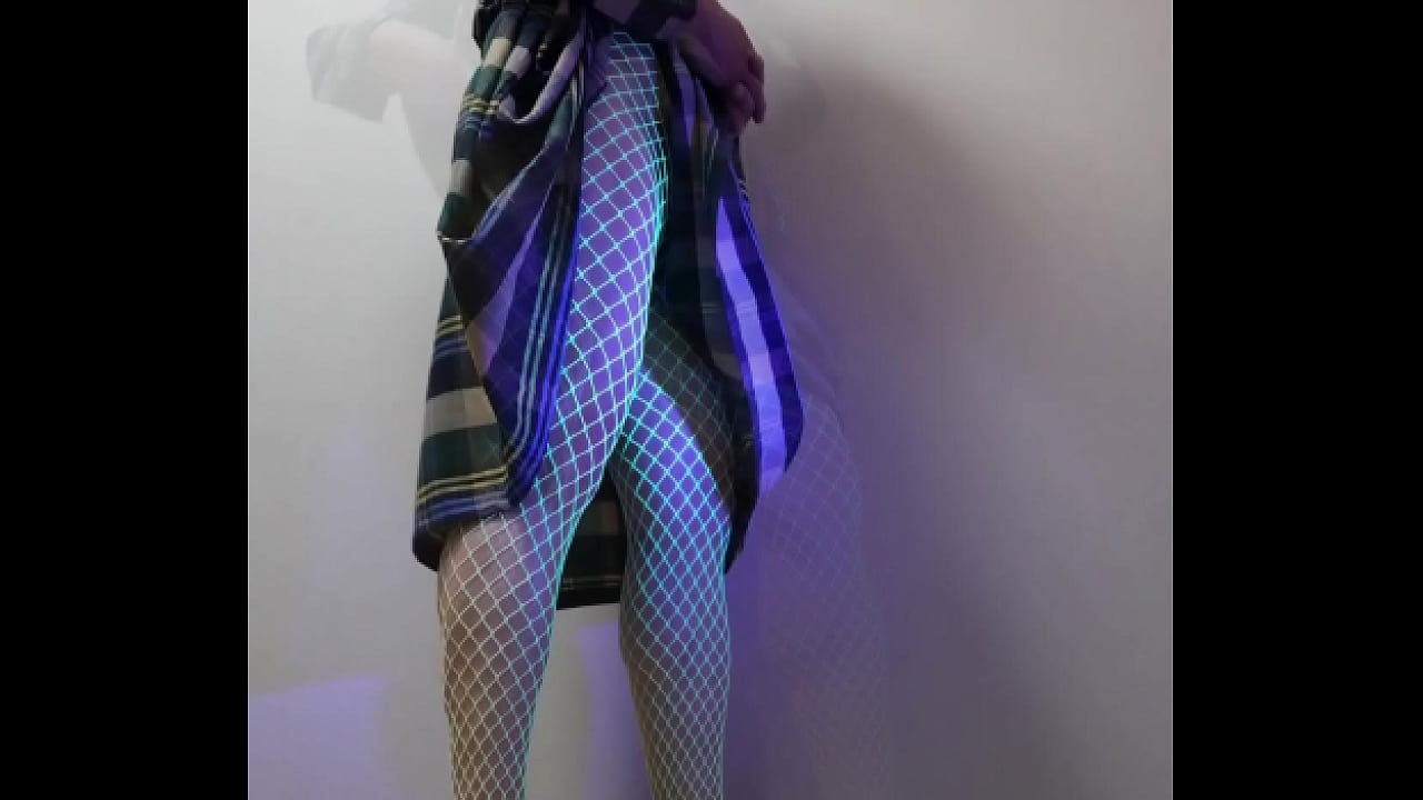 光るストッキング