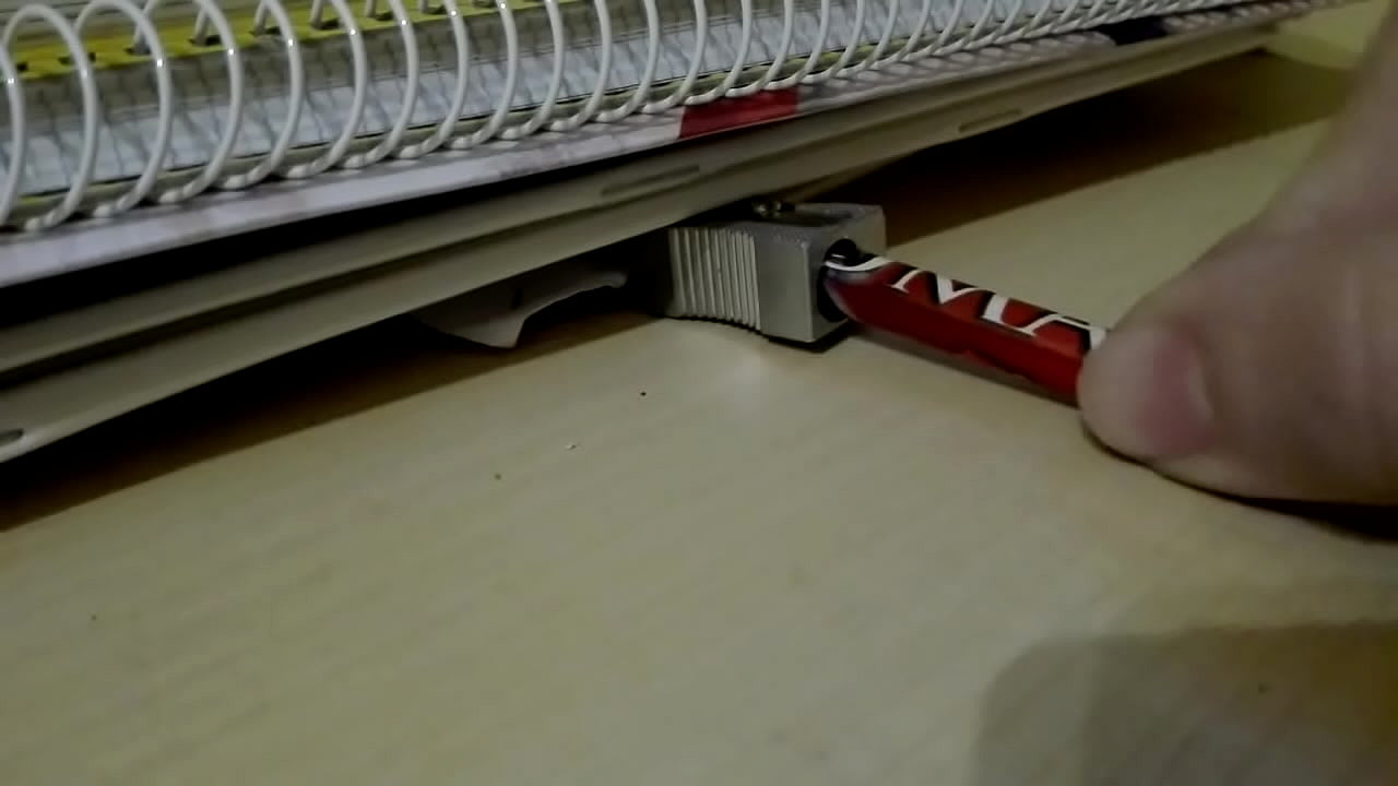 Pencil fuck so hard in my room, so hot bb