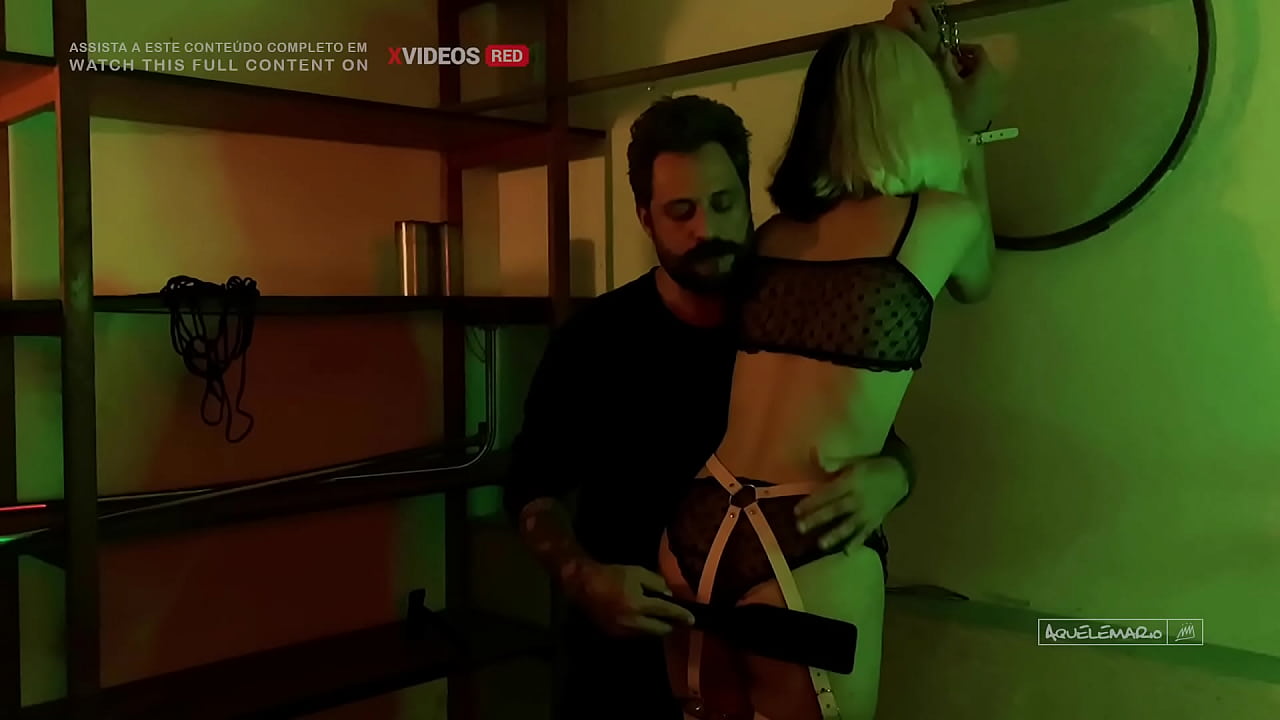 TEASER | de lingerie novinha trepa amarrada