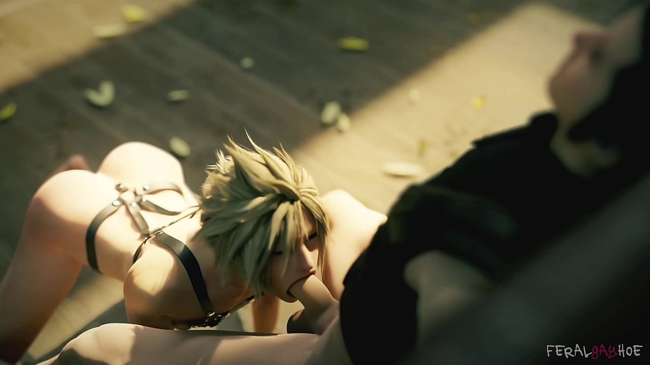 Cloud Sucks Zack's Big Dick