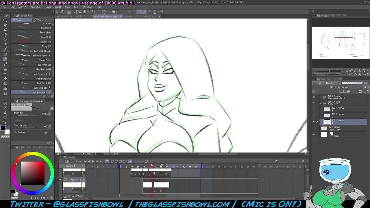 SS broadcast by GlassFishBowl on Picarto from January Second 2023 B