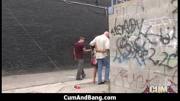 Black girl sucks many white cocks in redneck group 24