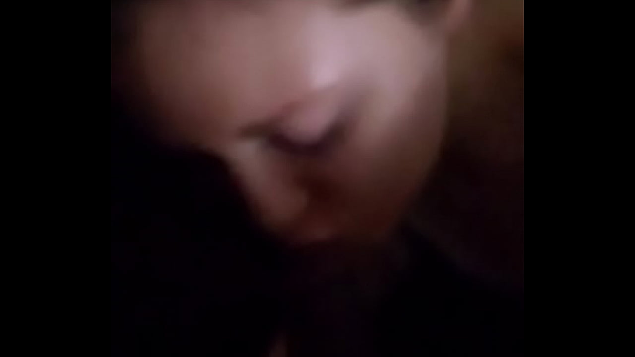 White girl sucks black dick