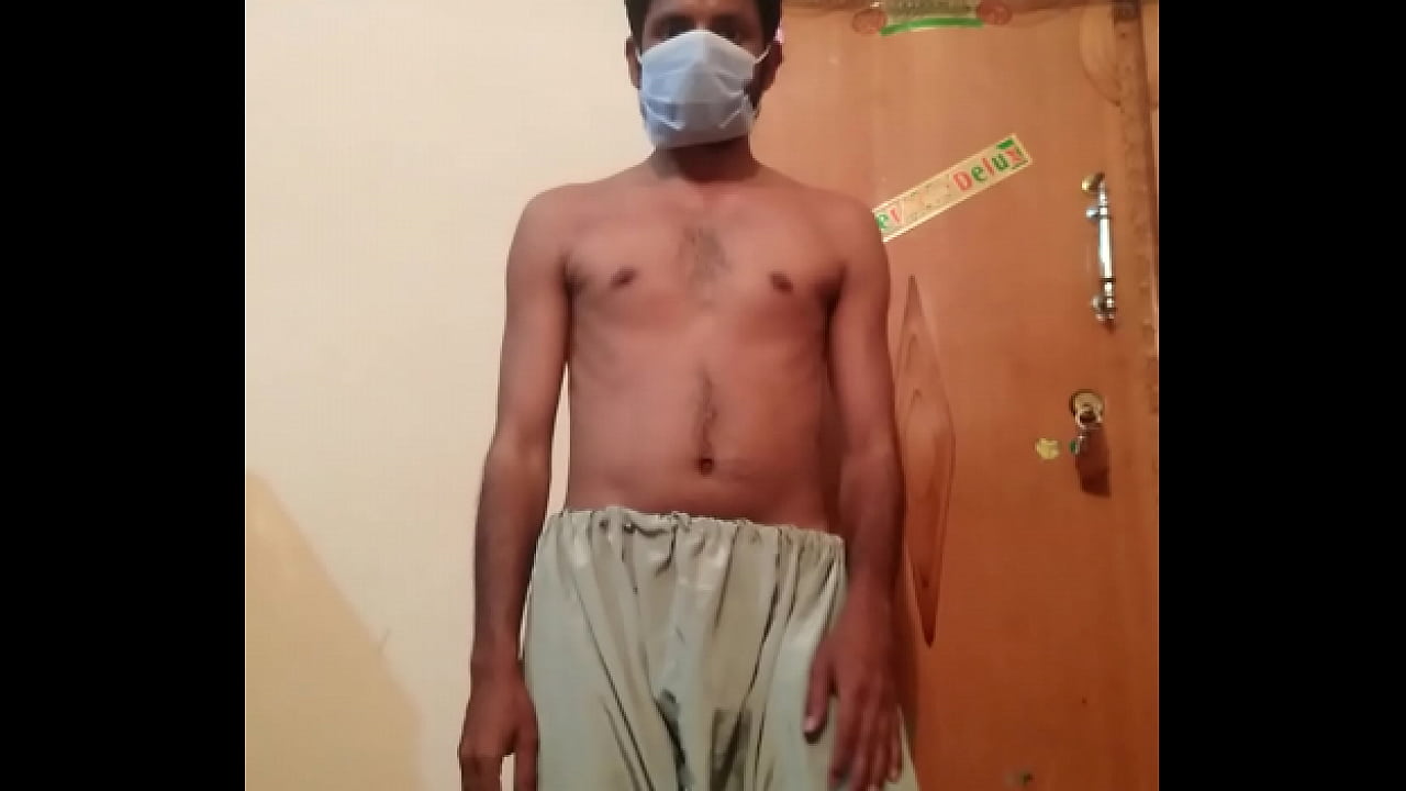 Hot handsome man masturbation silky sex