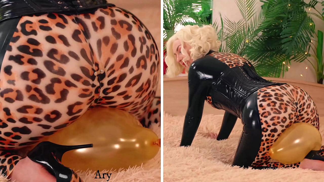 sexy MILF in tight shiny clothes having fun and teasing you free xxx video