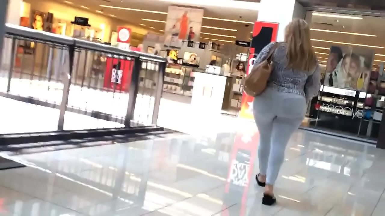 candid street jeans walking downtown amazing ass