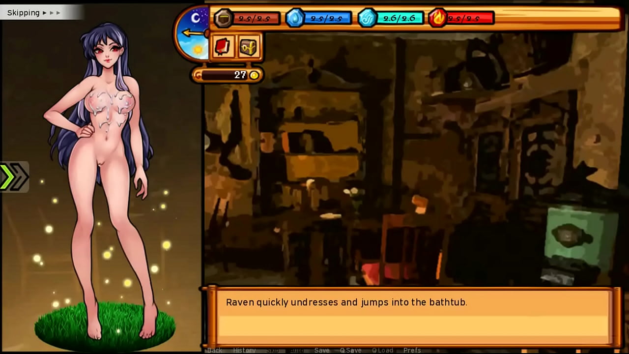 Tempted witch has sex in the lake