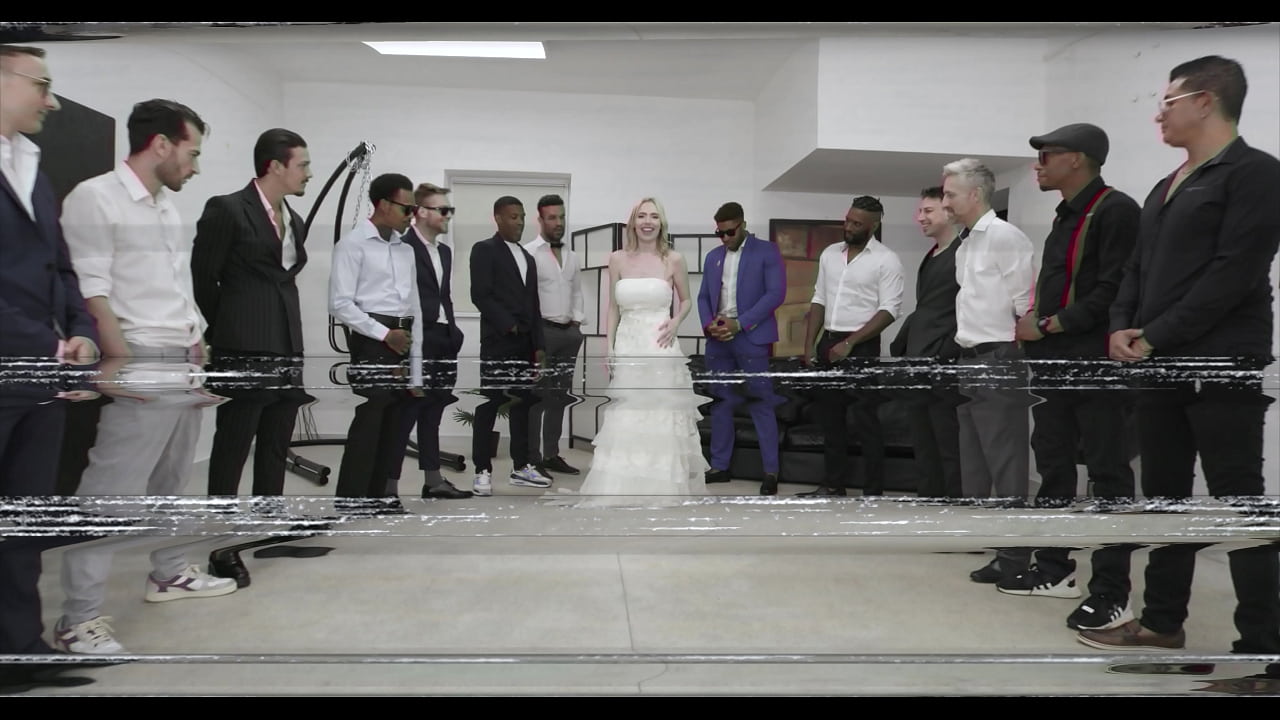 Wedding celebration with guests, 14on1, DAP, Gapes, ButtRose, Cum in Mouth, Swallow