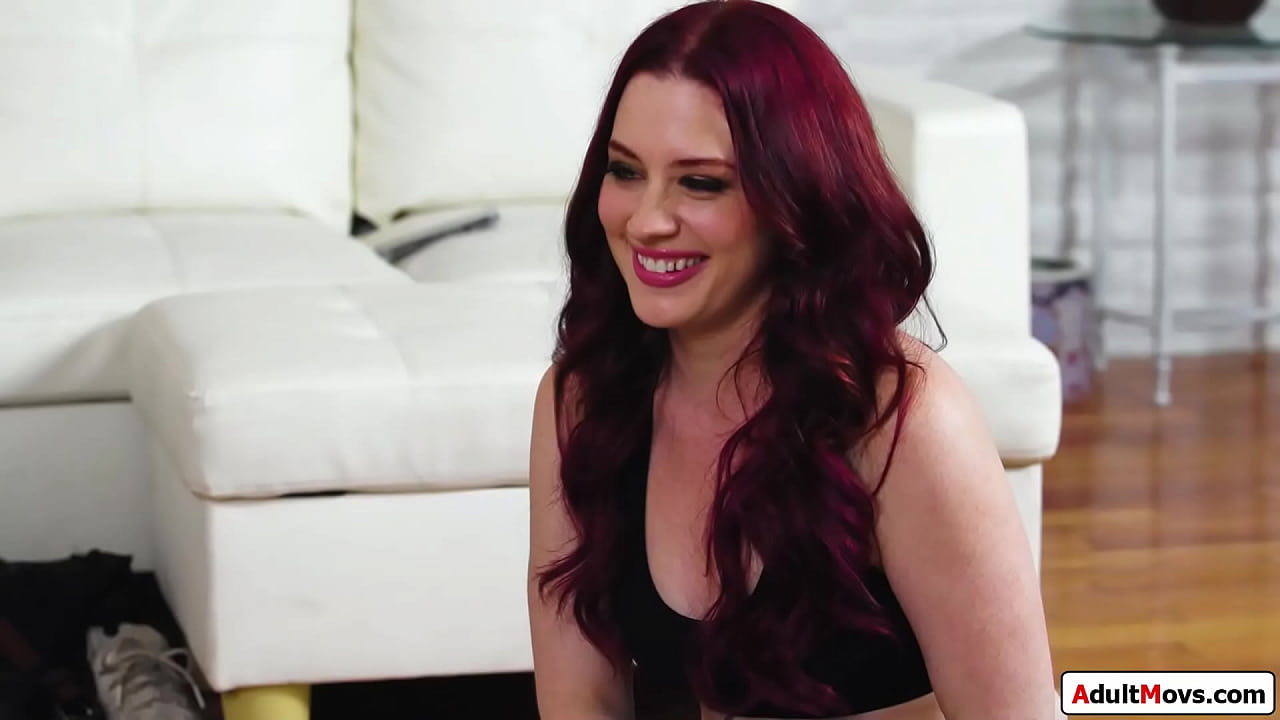 Busty stepmom knows how to make her stepson relax and pulls down his pants.The big tits redhead milf deepthroats and gets her hairy pussy licked