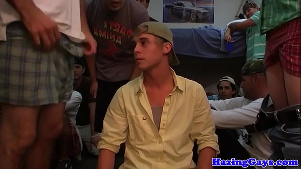 Anally fucked twink gets cumonass at the dorm