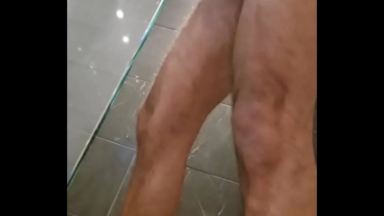 Wank and cum in the shower (before my shower!)