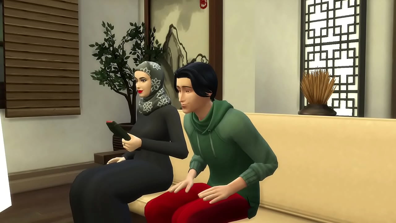 step Son fucks step mom hard when step dad is away for job