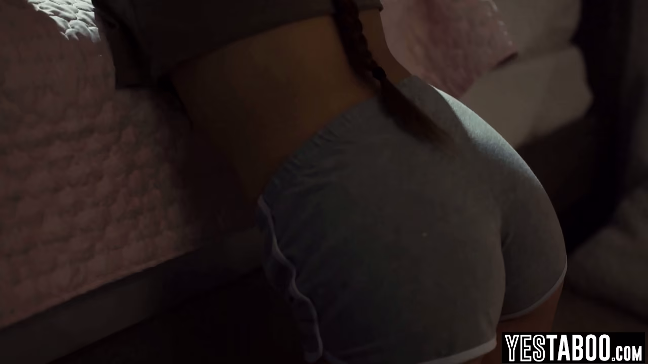 Horny mature priest anal fucks a petite innocent teen to purify her