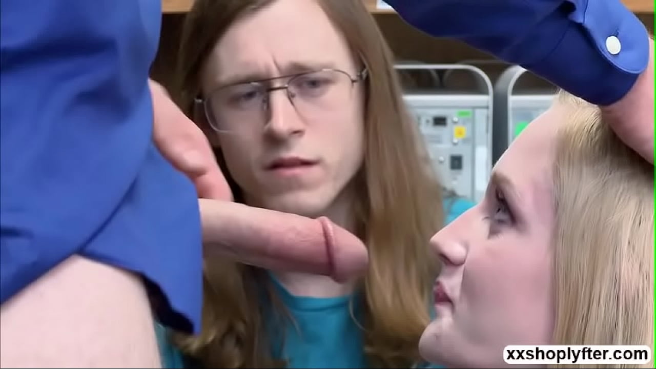 Horny Officer fucks Shoplifter Emma Starletto while BF is watching