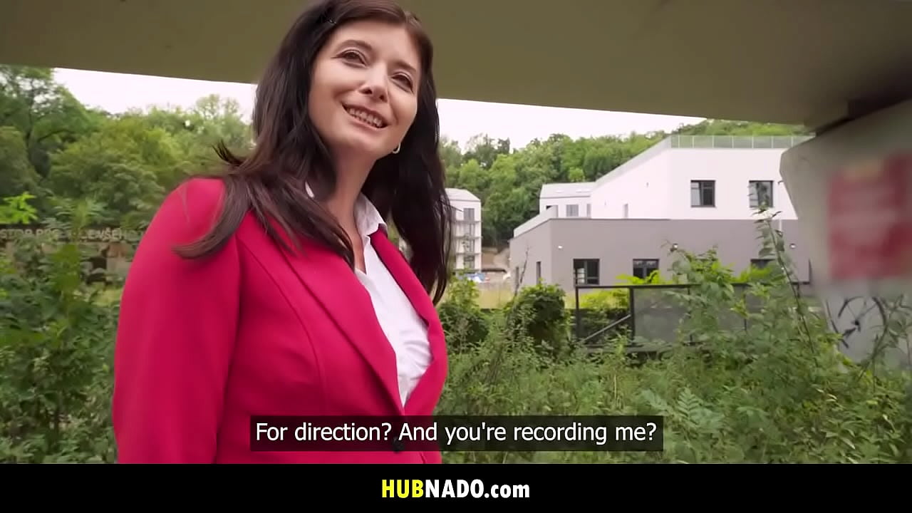 I bumped into sexy businesswoman Asha Heart during her lunch break