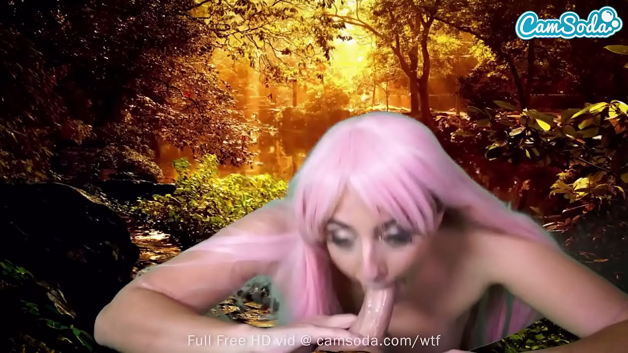 Hot Teen blows floating cock and gets cum on ass