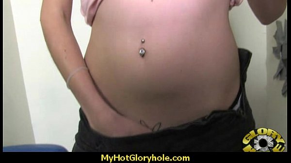 Horny ebony suck the juice from big white gloryhole 29