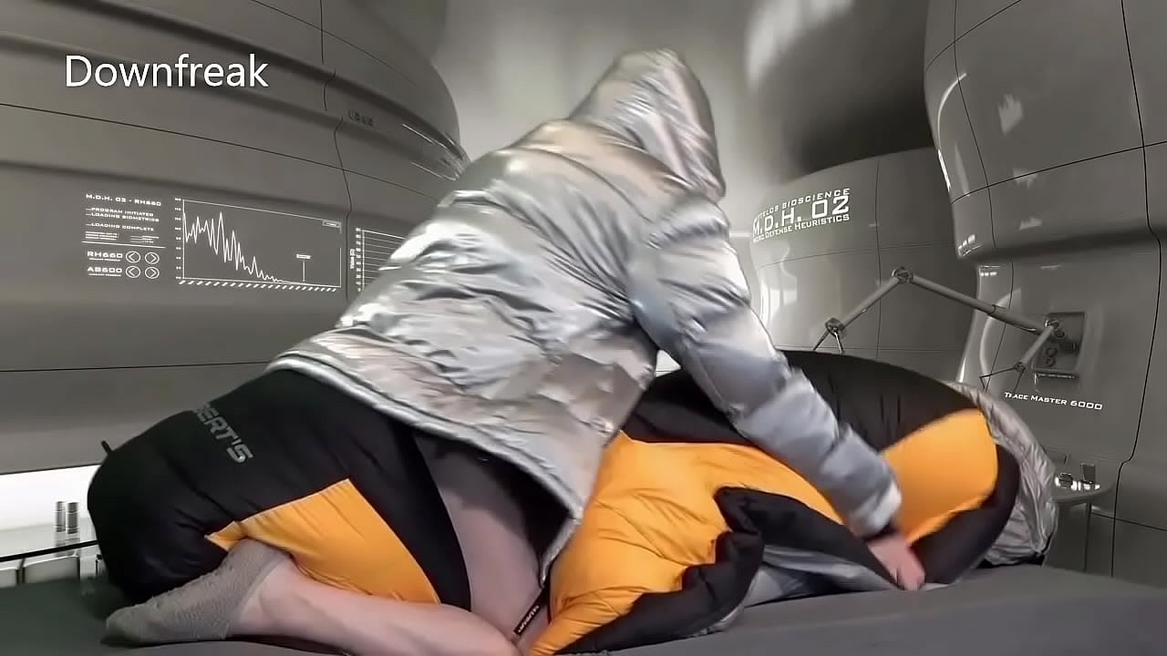 Downfreak Fucks Custom Sleepingbag And Super Puff Jacket.