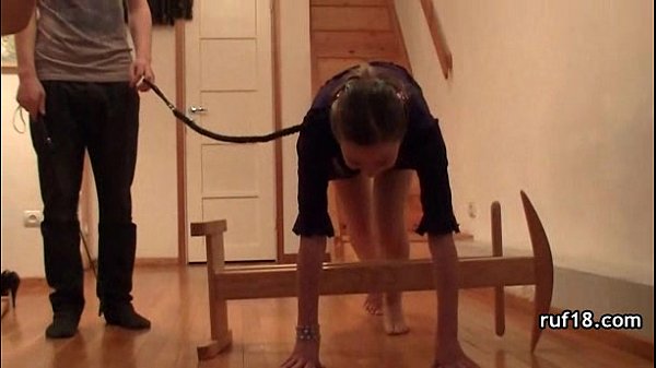 Bondage and sex with flexible teen girl