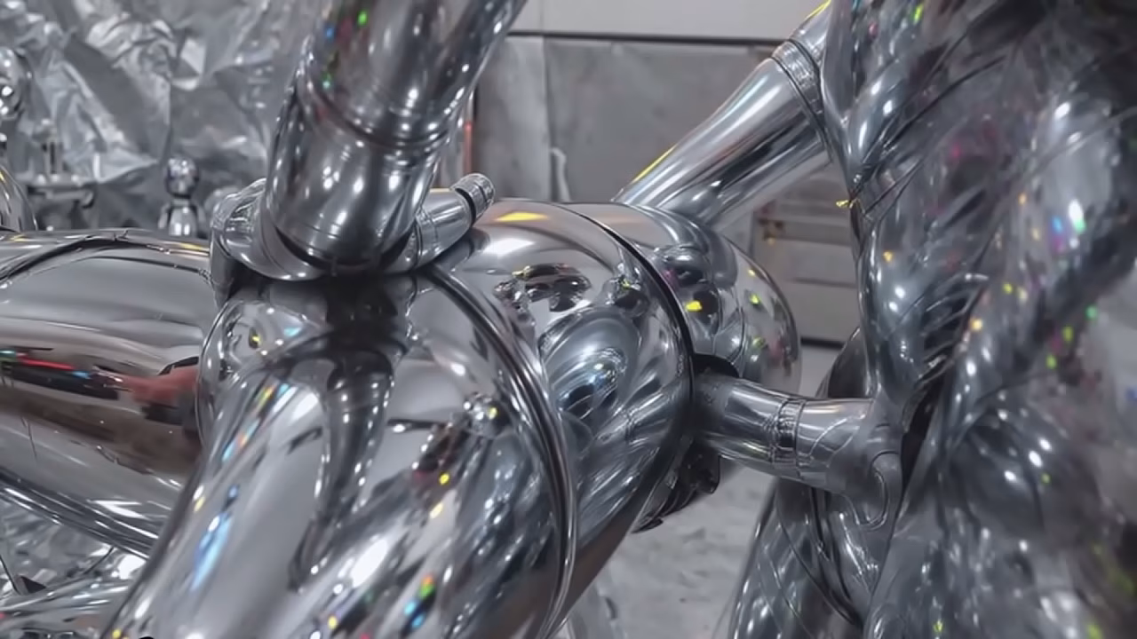 Male Sex Robot Pounds Female Fembot in Doggy & Cowgirl