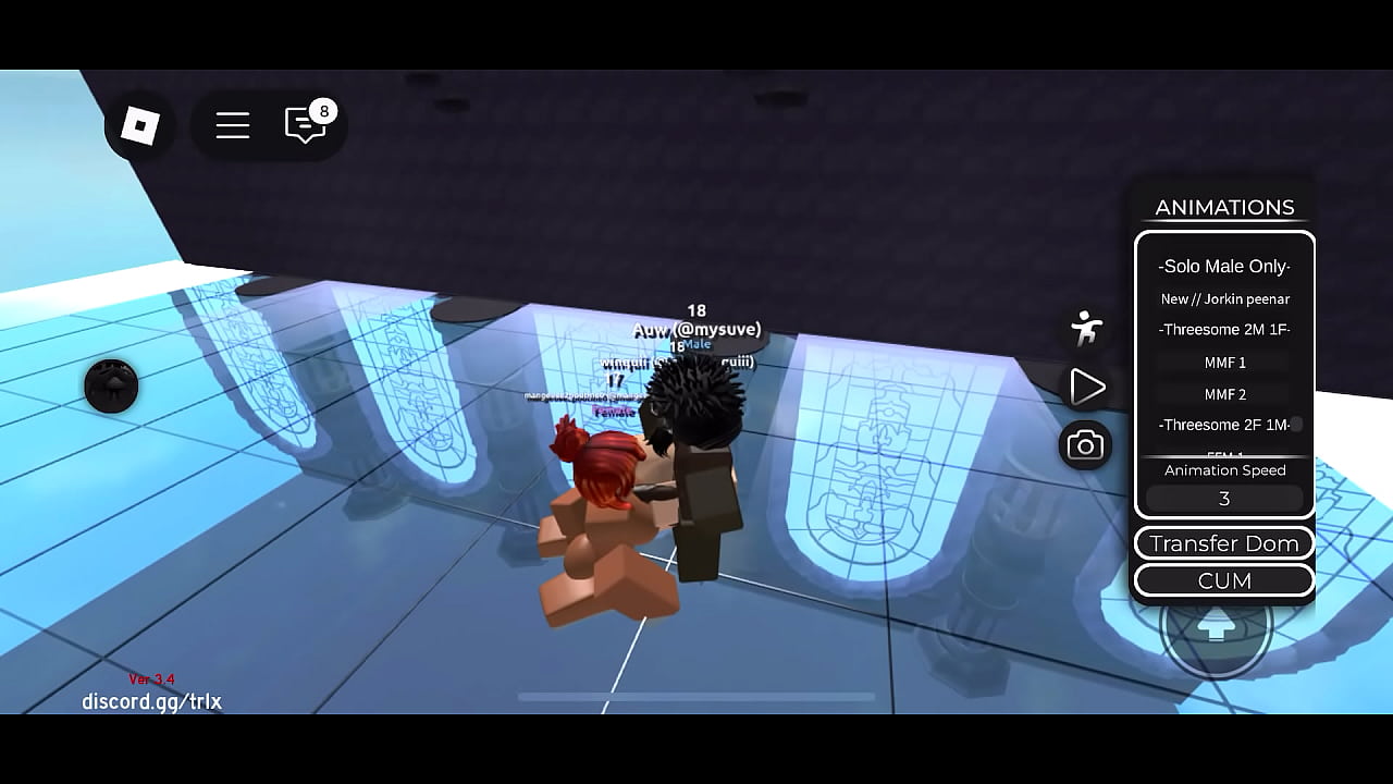 Fucking my two best friends in roblox