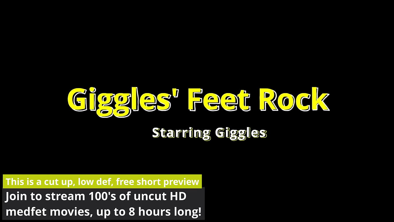 Giggles' Feet LOVE Rubbing All Over A Giant Hot Rock At The Beach On Beat2FeetCom