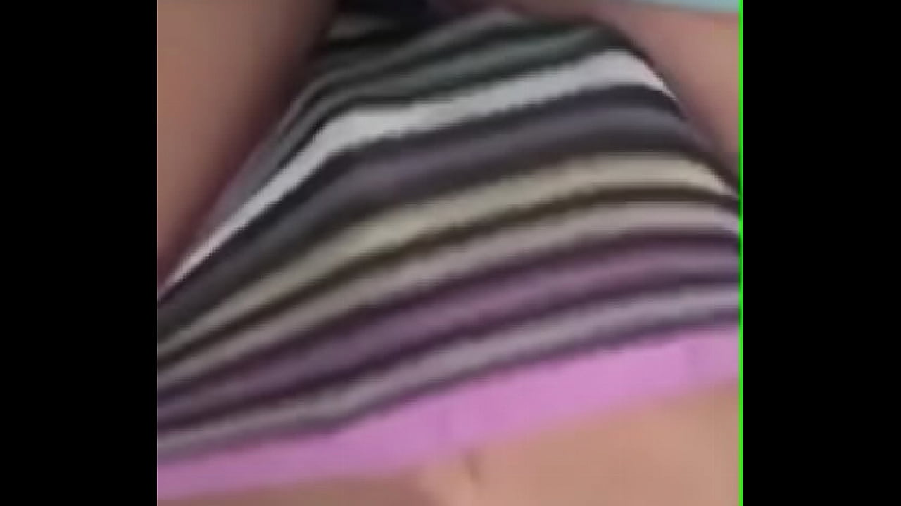 Playing with her pussy