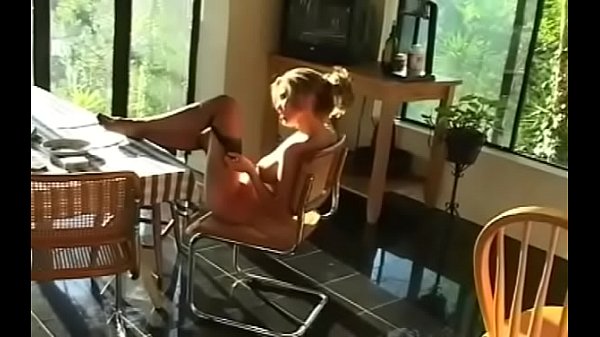 Playing with her moist muff