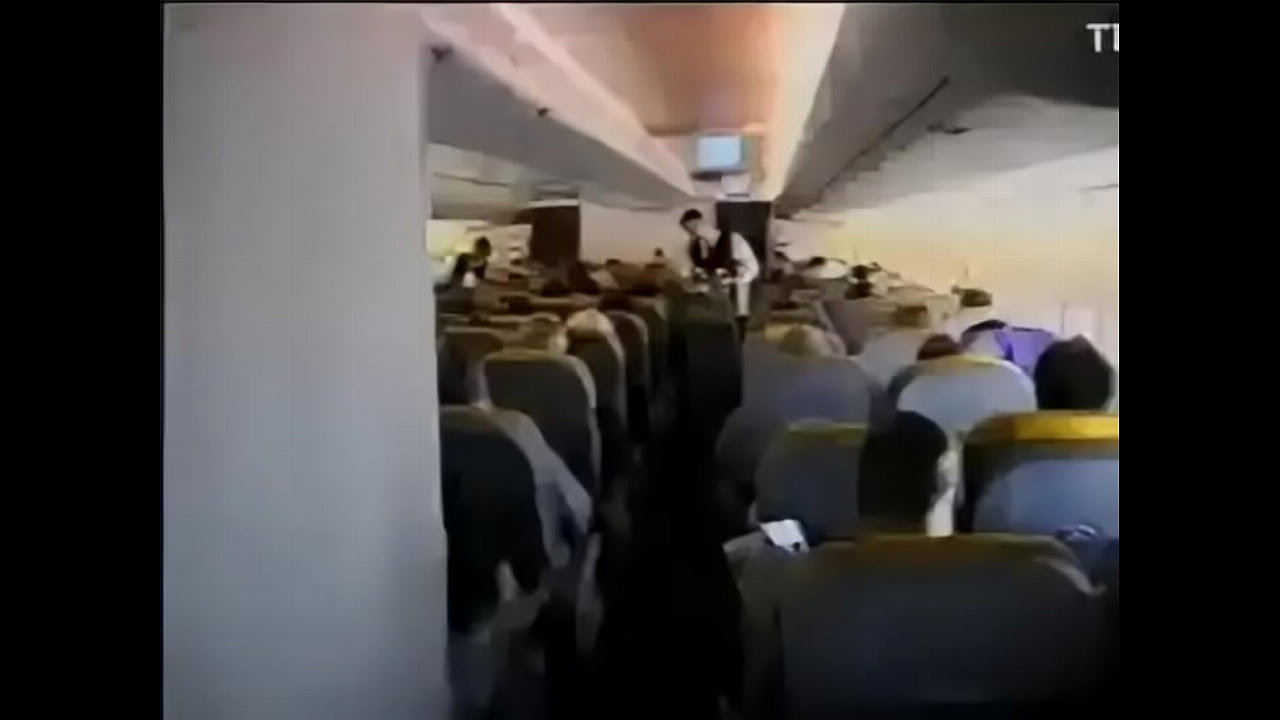 XXX en el avion Con la azafata