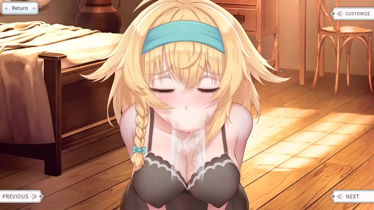 Cute sweet girl was fucked by a huge cock. Hentai Game Animation