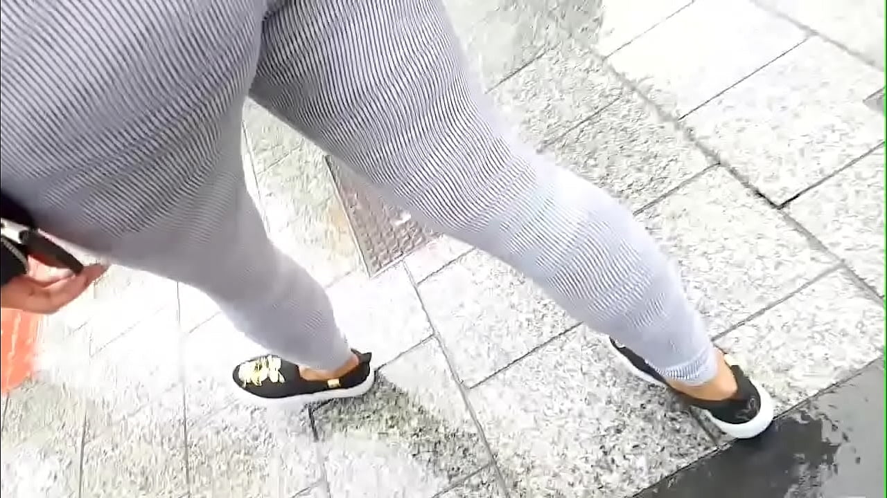 Blonde Chav Pawg Candid, Big Jiggly Ass - Slo Mo