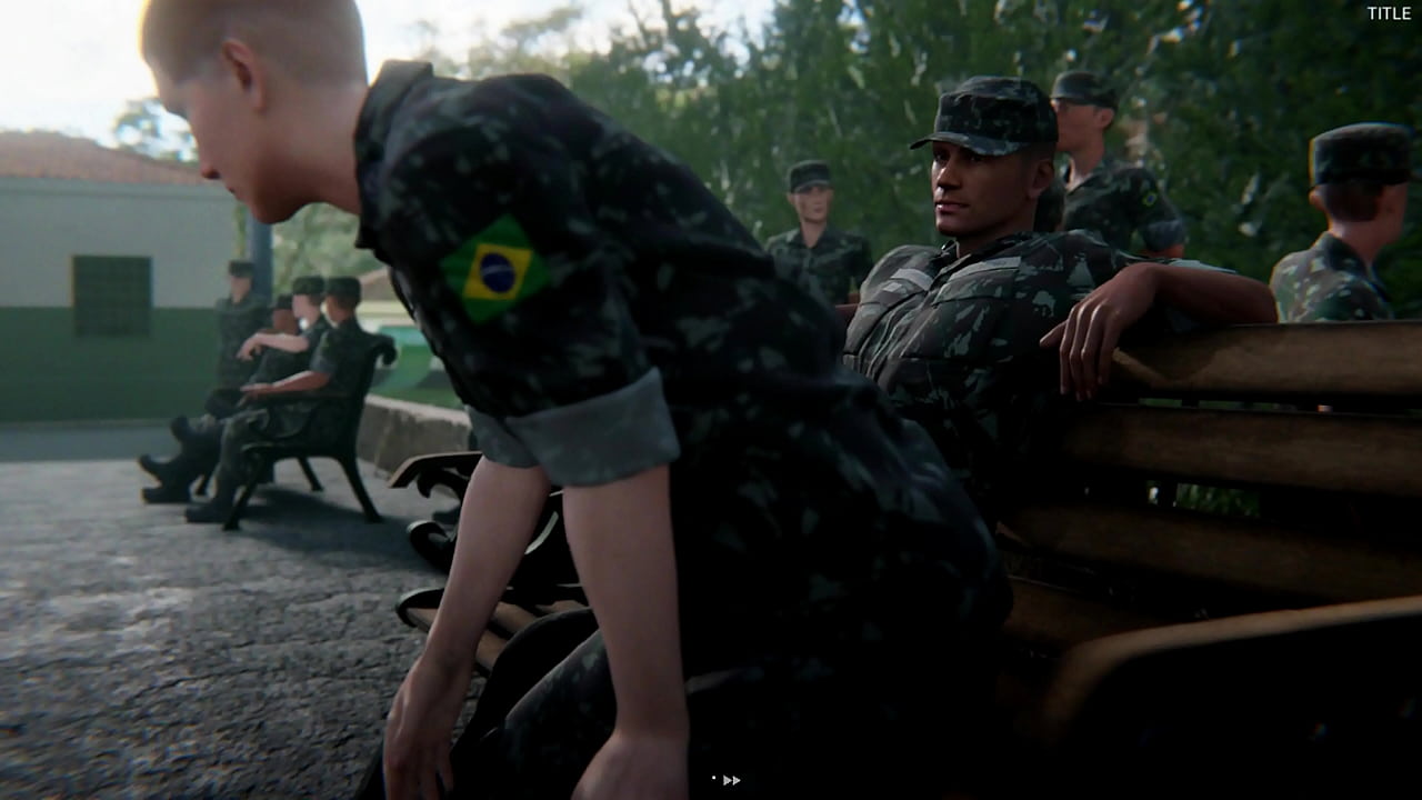 Игра: В поисках друзей, глава 6 - Двое друзей, душевая кабина, жёсткий секс в казарме с другом по военному ВУЗУ (английская озвучка)