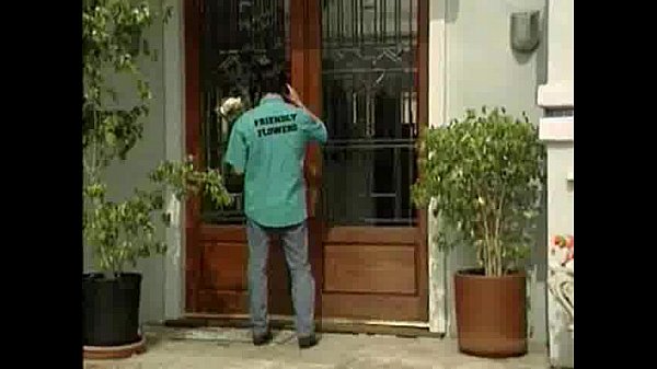 Delivery Boy Enjoys two Pussys - threesome