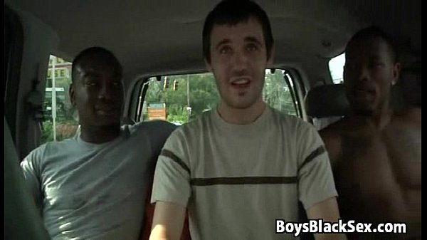 Blacks On Boys - Gay Bareback Interracial Fuck Scene 05