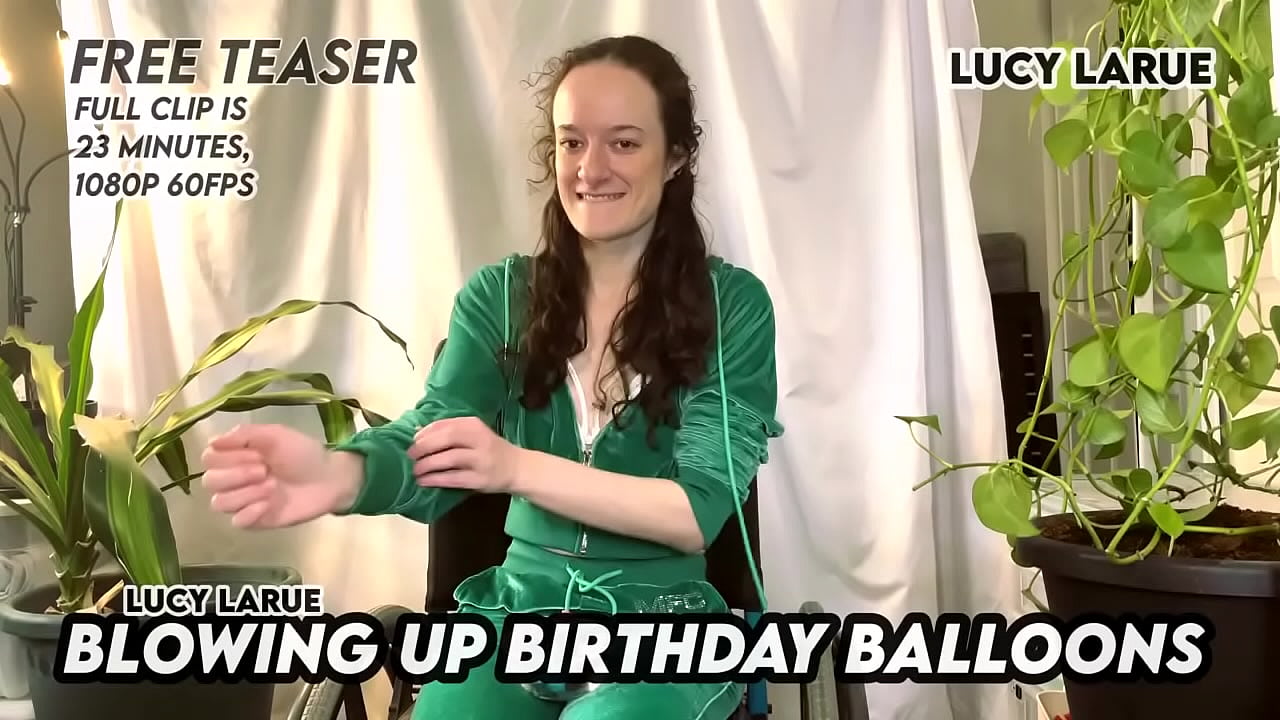 Blowing Up Birthday Balloons