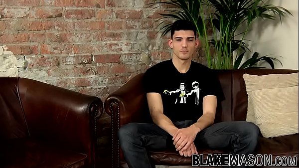 Elegant solo stud jerking off restlessly