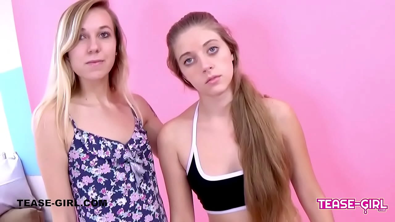 2 Straight girls agree to kiss and lick pussy at photoshoot