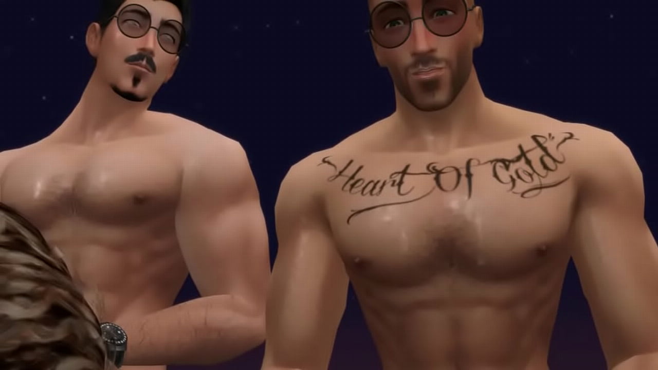 Sims 4 sweaty hunks fuck horny sluts by the beach