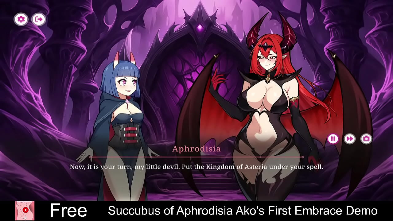 Succubus of Aphrodisia (Free Steam Demo Game)  Visual Novel,  Adult, , Erotic,  NSFW, succubus, hentai, game