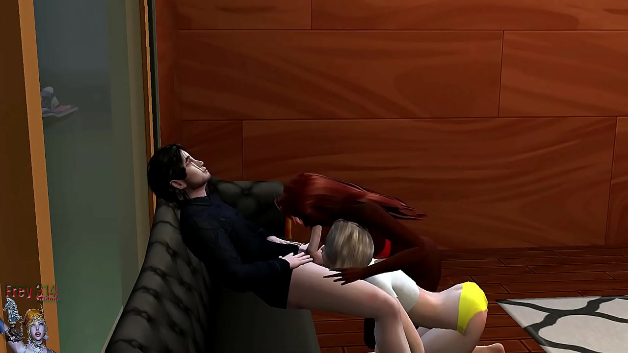 chocolate trans blonde and man