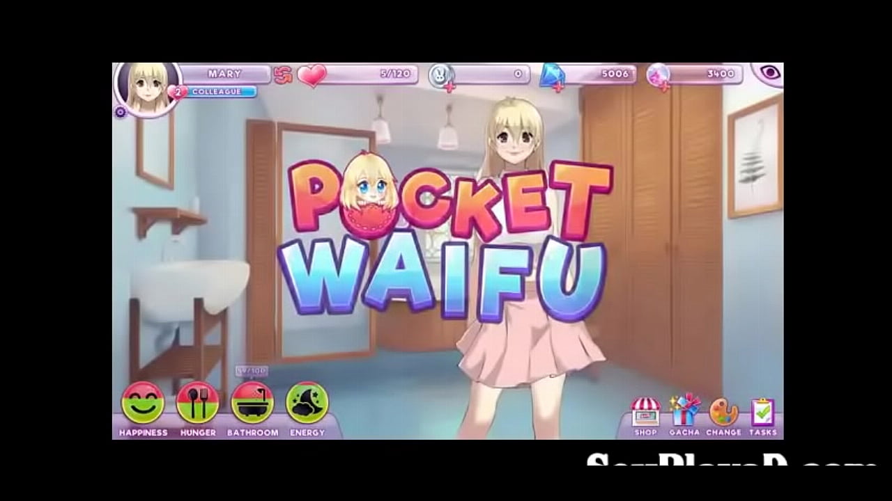 Trailer avec Pocket Waifu le meilleur jeu  2018 for free