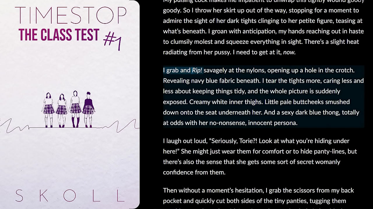 Timestop: The Class Test 1 (audiobook erotica literotica audio story)