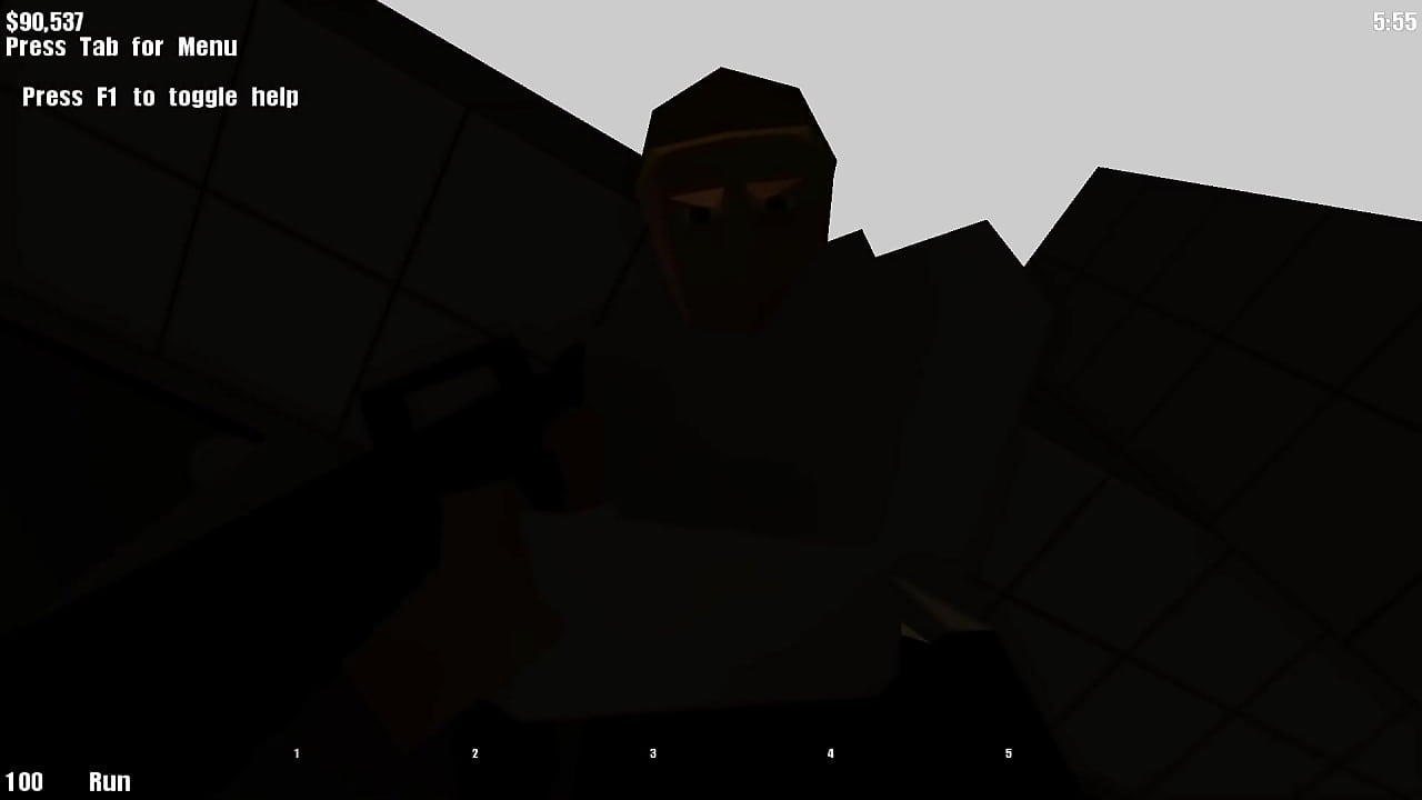 novinho senta enquanto aponta arma em travesti