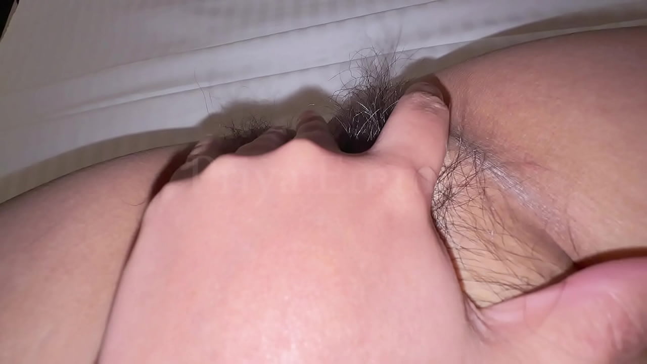 Your Busty Indian Aunty rubbing Her Clit and Hairy Pussy