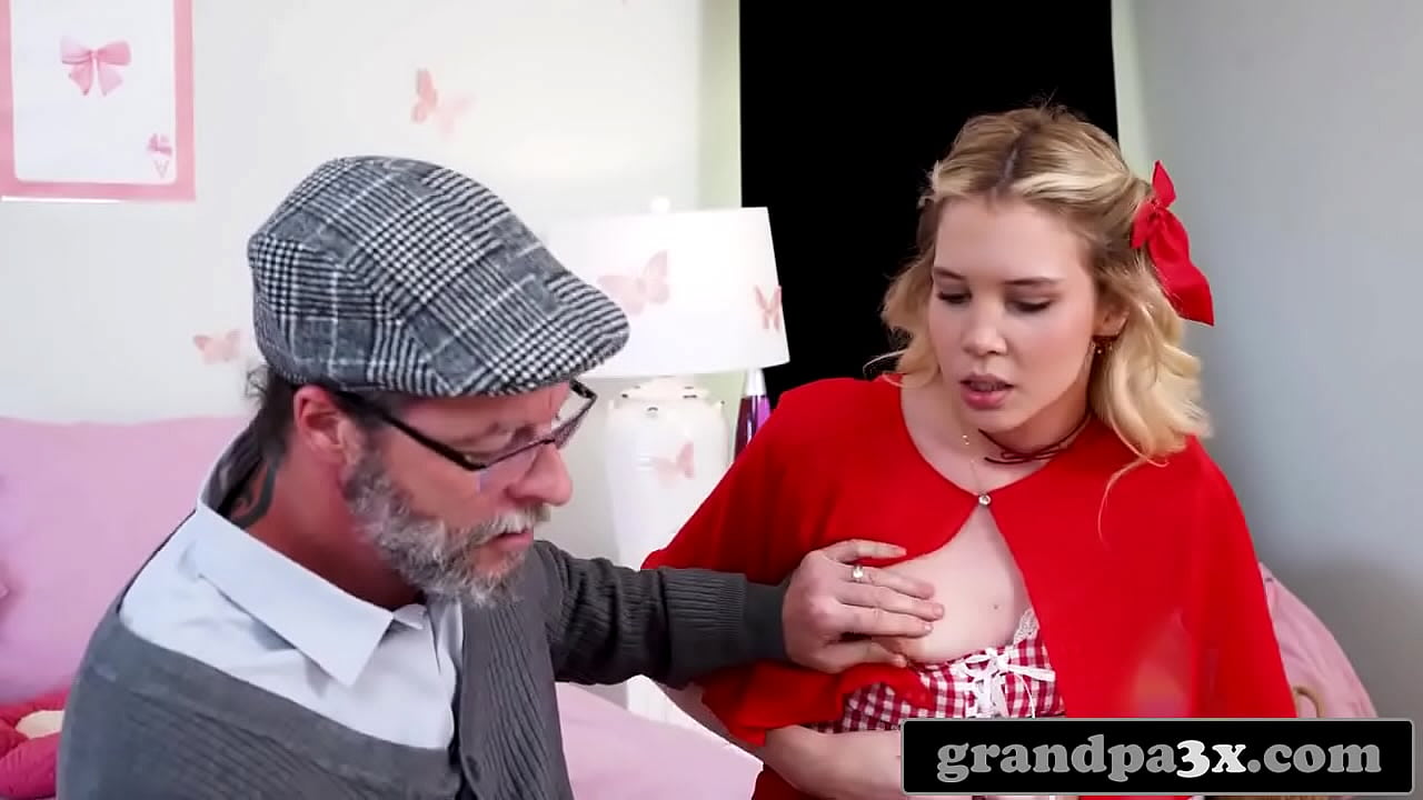 Little Red Riding Slut Comes Over to Have Sex with Her Old Step-Grandpa