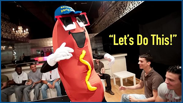 GAYWIRE - Sausage Party Time With Big Dick Male Strippers And Hungry Crowds Of Men