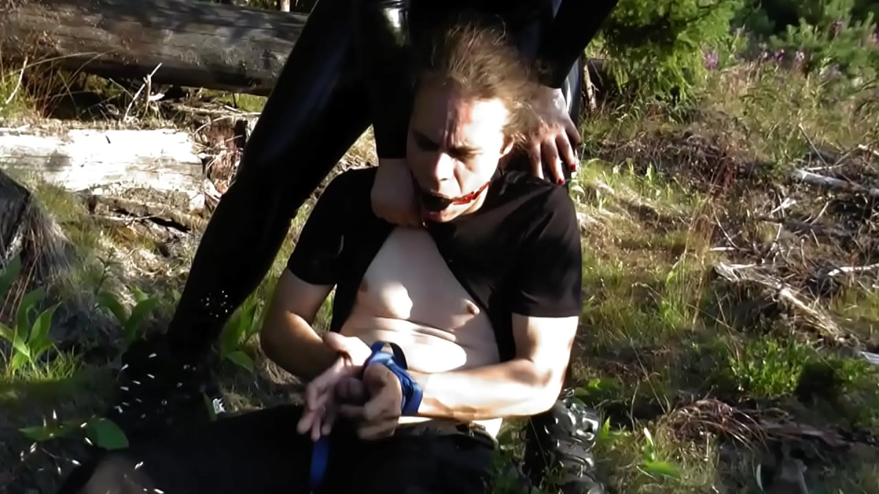 My Latex FemDom movies. Rubber Catsuits and Verbal Humiliation with JOI