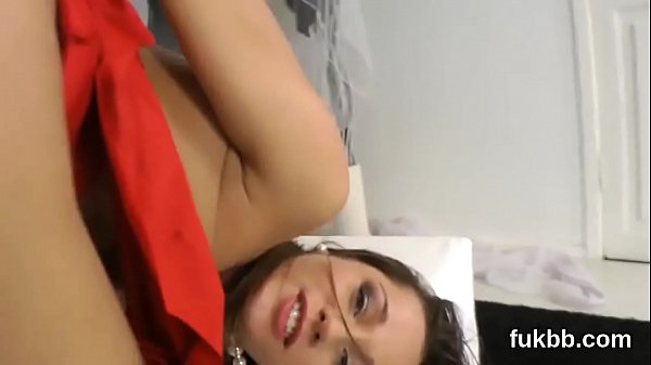 Flirty beauty spreads her vagina and enjoys hardcore sex