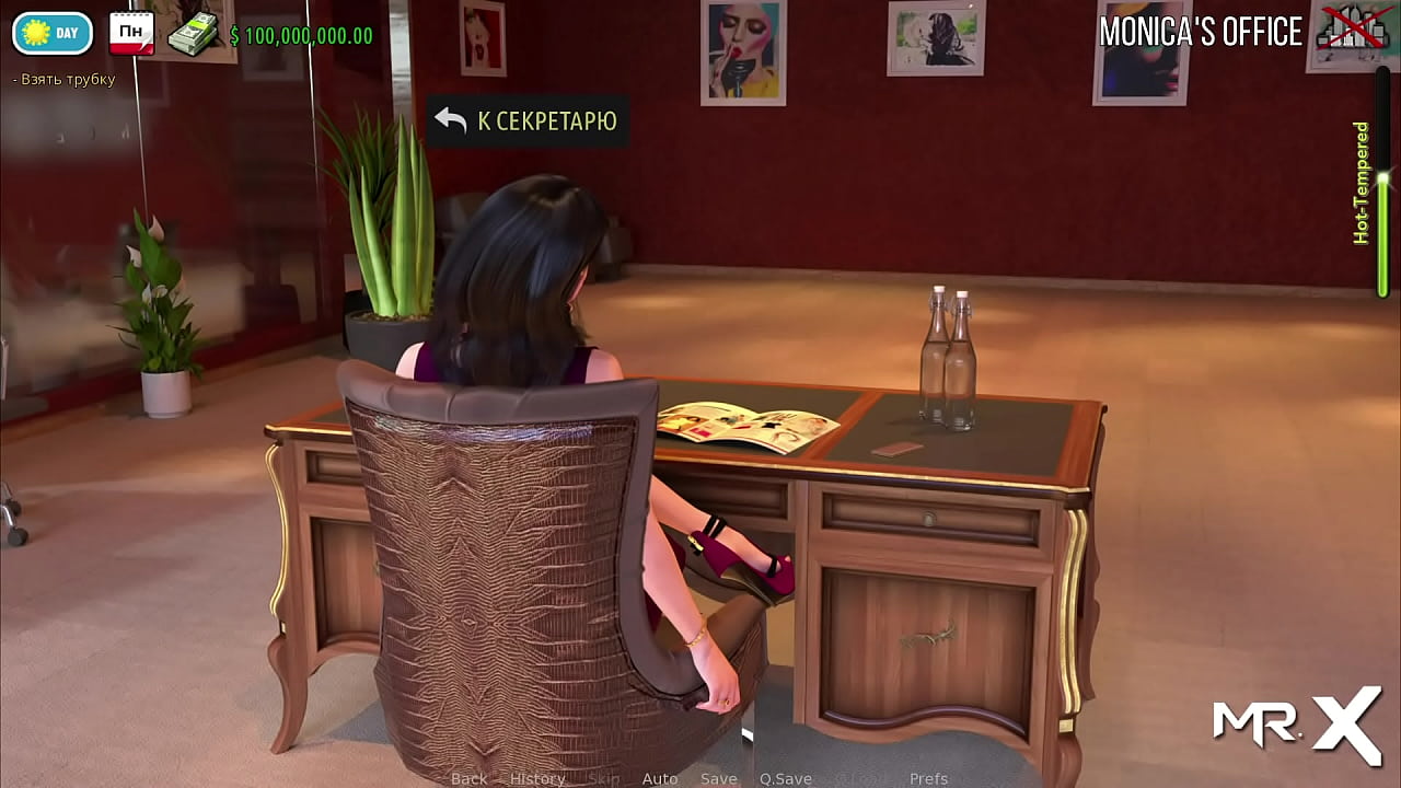 FashionBusiness - beautiful model shows how to work E1 #5